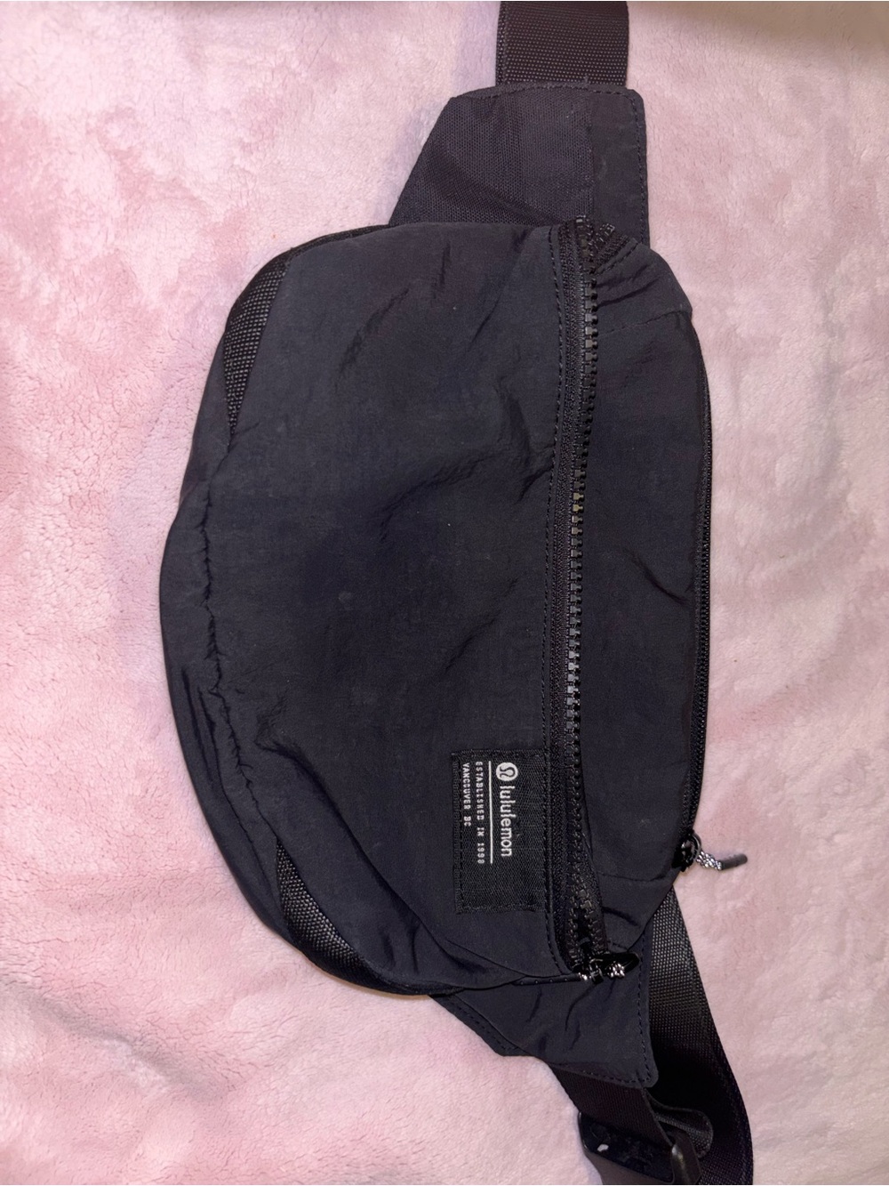 lululemon athletica unisex Black Waist Pack